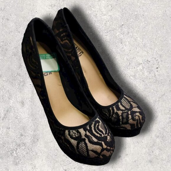 MIX No. 6 Black Lace with Gold underneath Size 9 - Picture 2 of 9